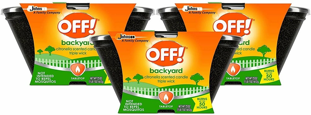 OFF! Citronella Tabletop Bucket 18 Ounce (3)