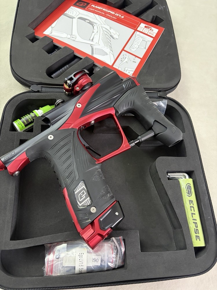 Planet Eclipse Ego LV1.6 Paintball Marker Midnight/Red