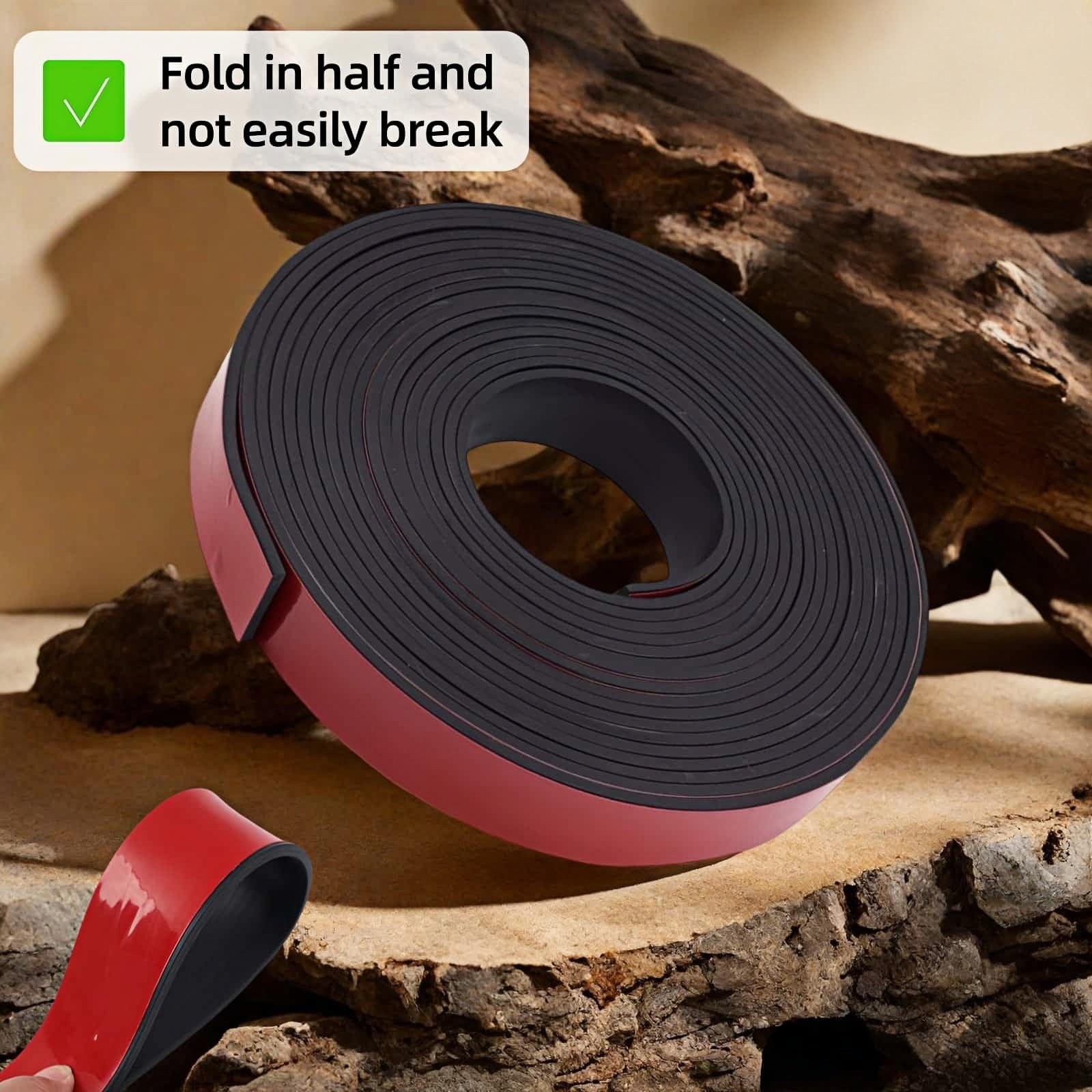 1" x 1/8" Self-Adhesive Rubber Strip Heavy Duty Weather Stripping, 10ft Black