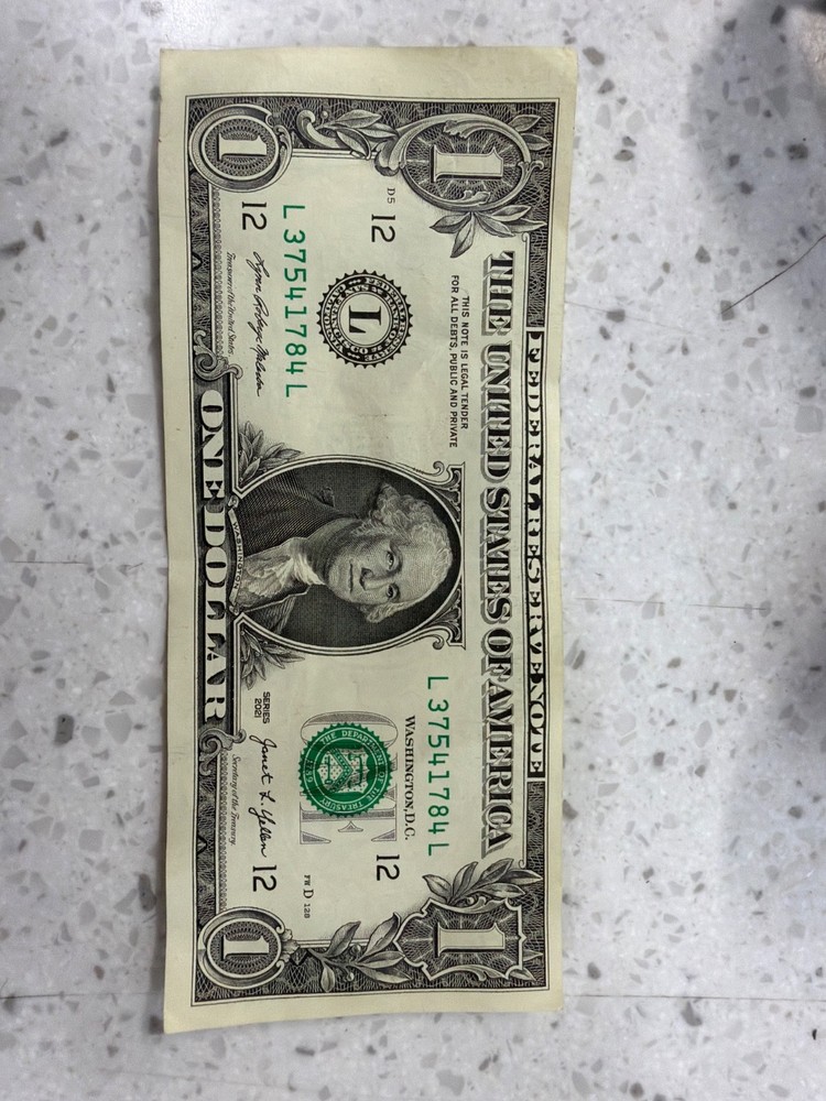 Miscut/Misprinted USD, both sides off