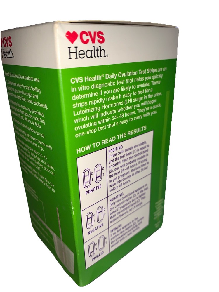Daily Ovulation Test Strips/20 Individually Wrapped Tests/full Kit
