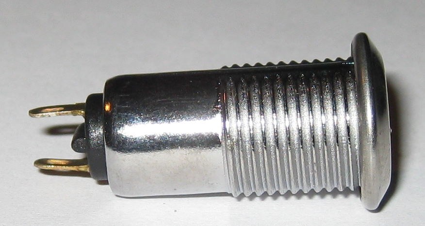 5 X SPST Rotary Keylock Switch - 2 Position Switchlock - 1/2" Dia. Panel Mount