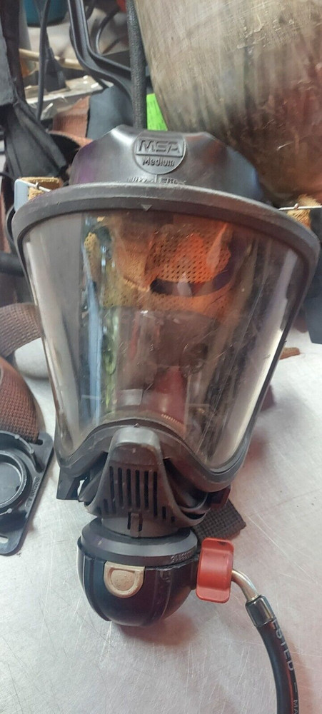 MSA Firehawk M7 SCBA Harness + Ultra Elite MSA Mask + Comms