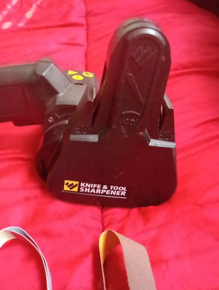 Work Sharp Knife and Tool Sharpener Model WSKTS Tested with Spare Belts