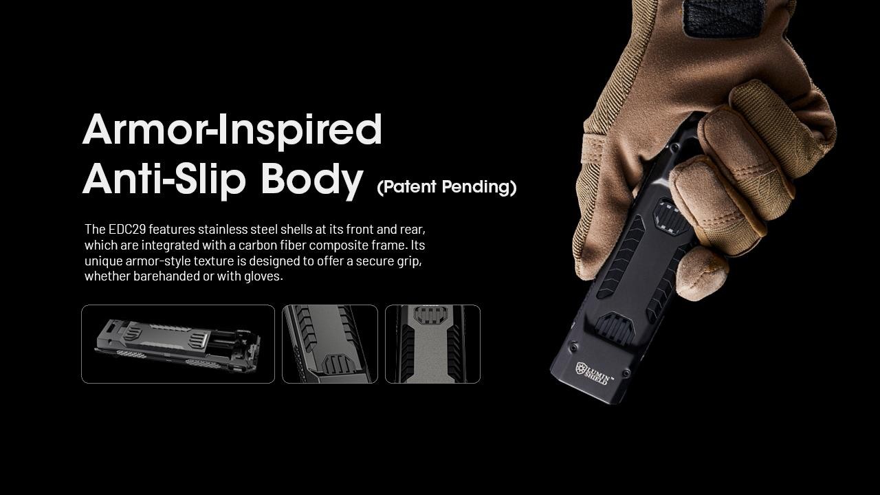 Nitecore EDC29 6500 Lumen USB Rechargeable Slim Body LED Flashlight w/charger