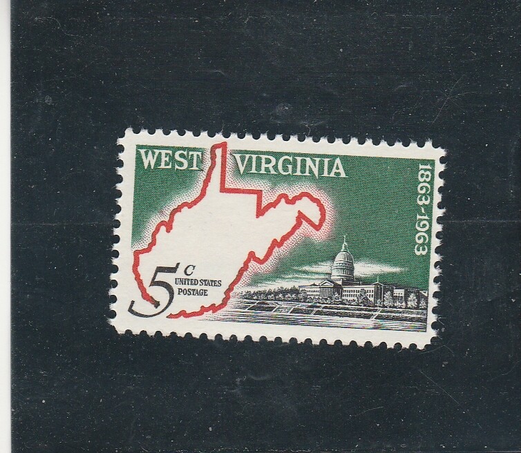 Scott # 1232  US West Virginia  M/NH  O/G