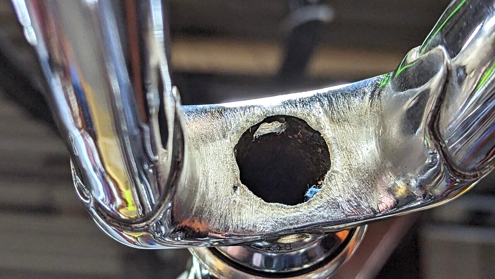 Vintage Falcon chrome Columbus bicycle frame set
