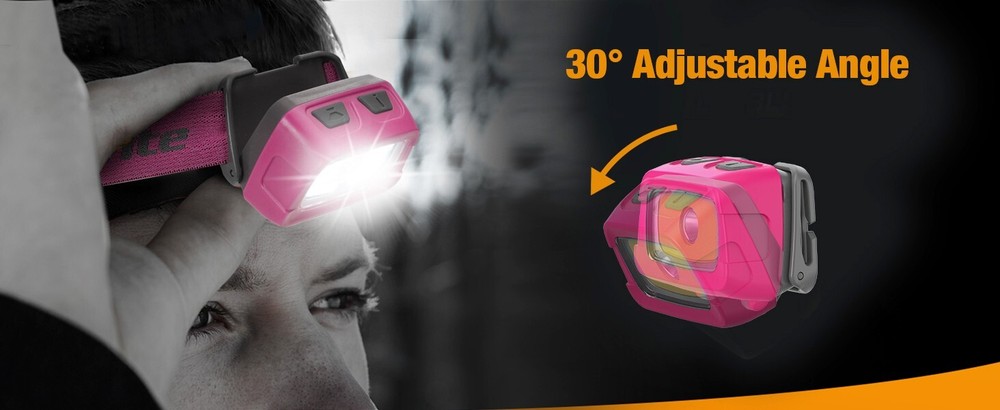 EverBrite Rechargeable Headlamp Multi-color 7 Lighting Modes w/Memory Function