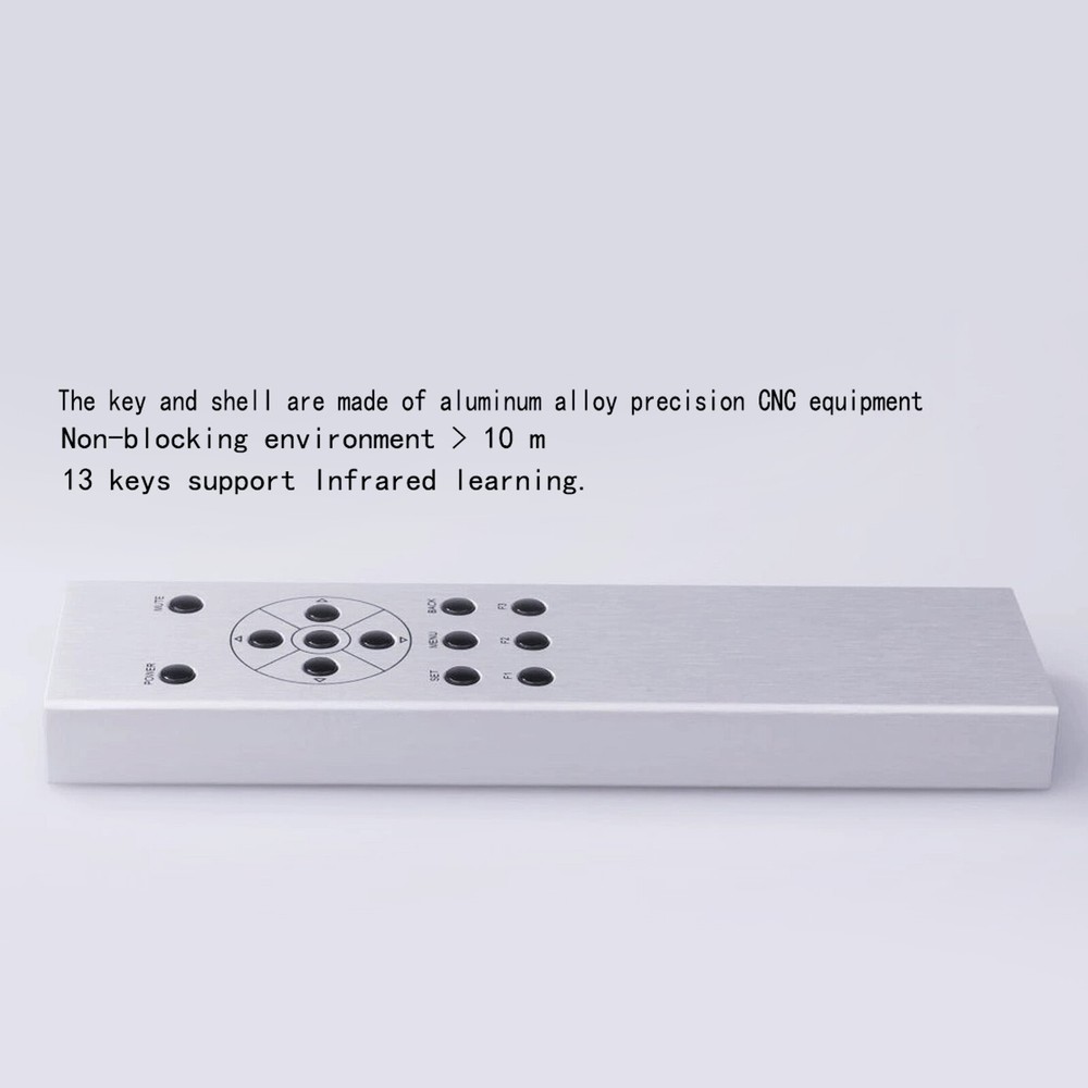 Learning aluminum shell infrared universal remote controller Hifi audio remotePP