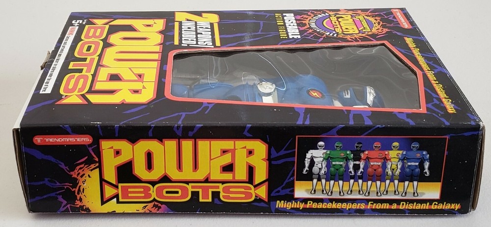 MASTERBOTIX POWER BOTS GORDON POSEABLE ACTION FIGURE WITH 2 WEAPONS