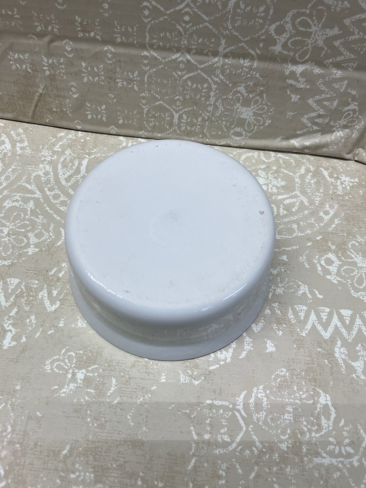 NEW Unmarked Fine white Bone Vegetable Dish