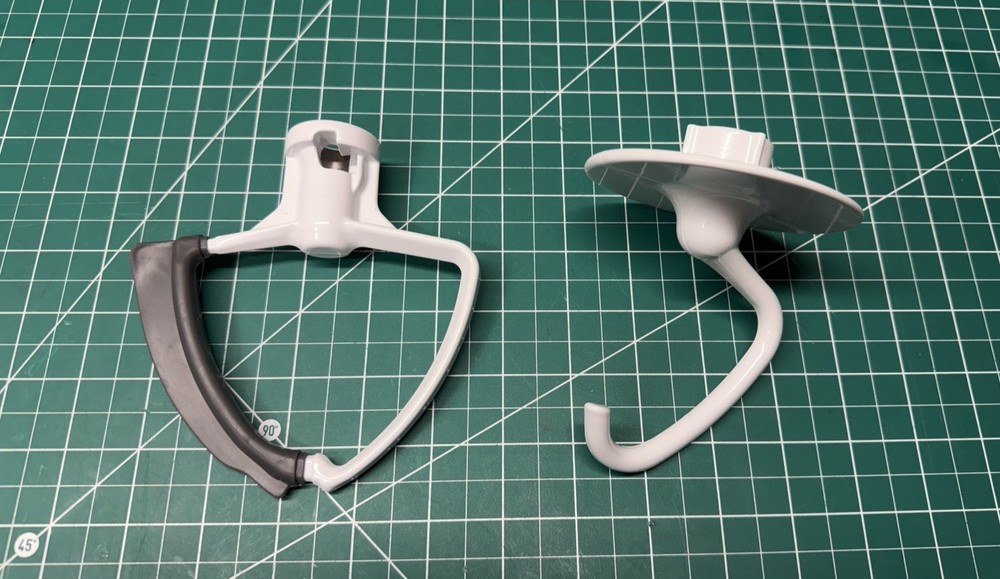 KitchenAid - 3 Piece Replacement Set; Flat Beater, Dough Hook Wire Whip