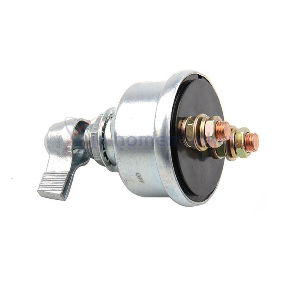 12V Master Battery Disconnect Switch 2 post SPST Kill Cut-Off Nascar Marine ATV