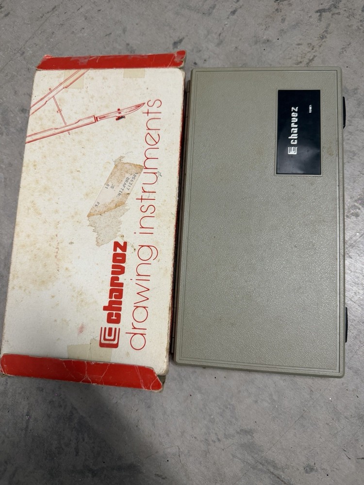 Charvoz Drawing Instruments Drafting Tool Set with Case