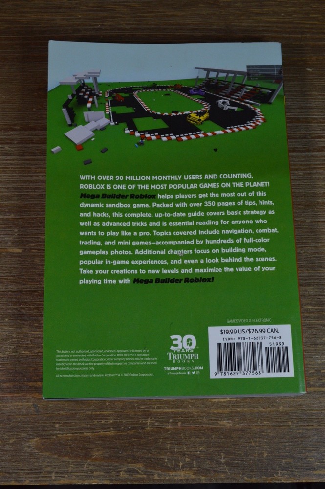Roblox A Complete Guide Mega Builder Softcover Book Gaming Tips
