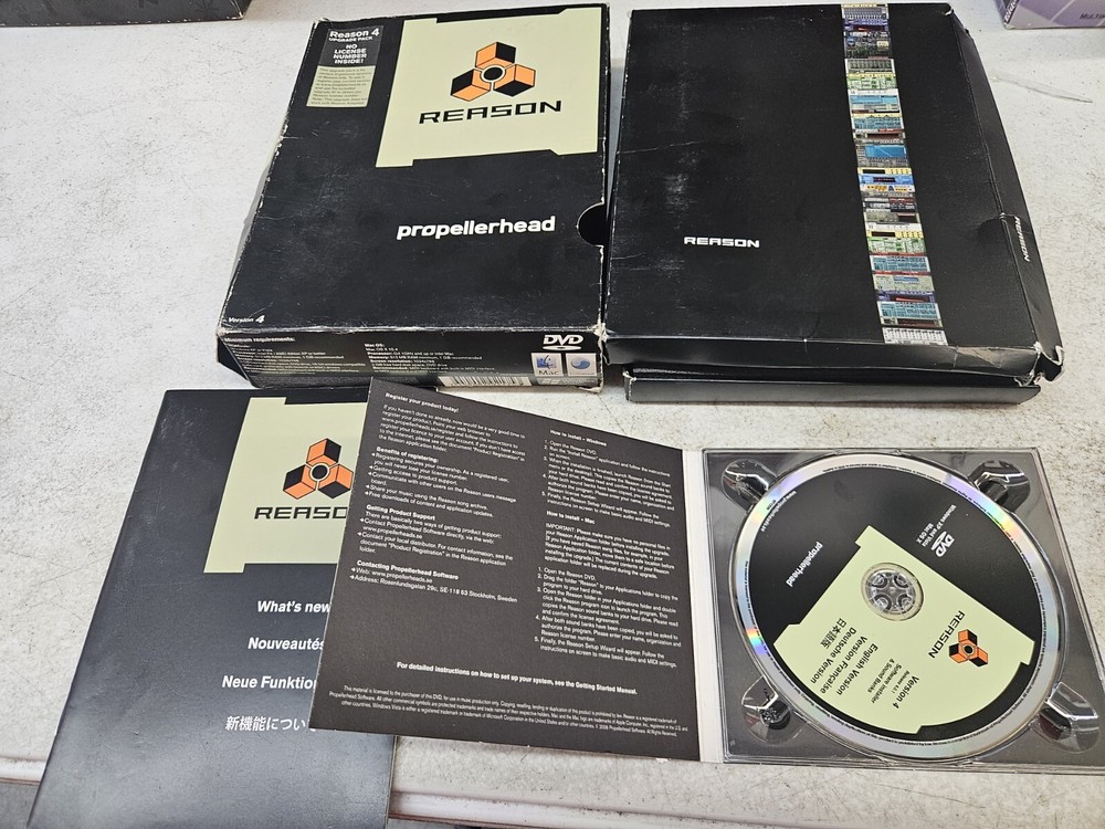 Propellerhead Reason 4 Upgrade Pack Dvd