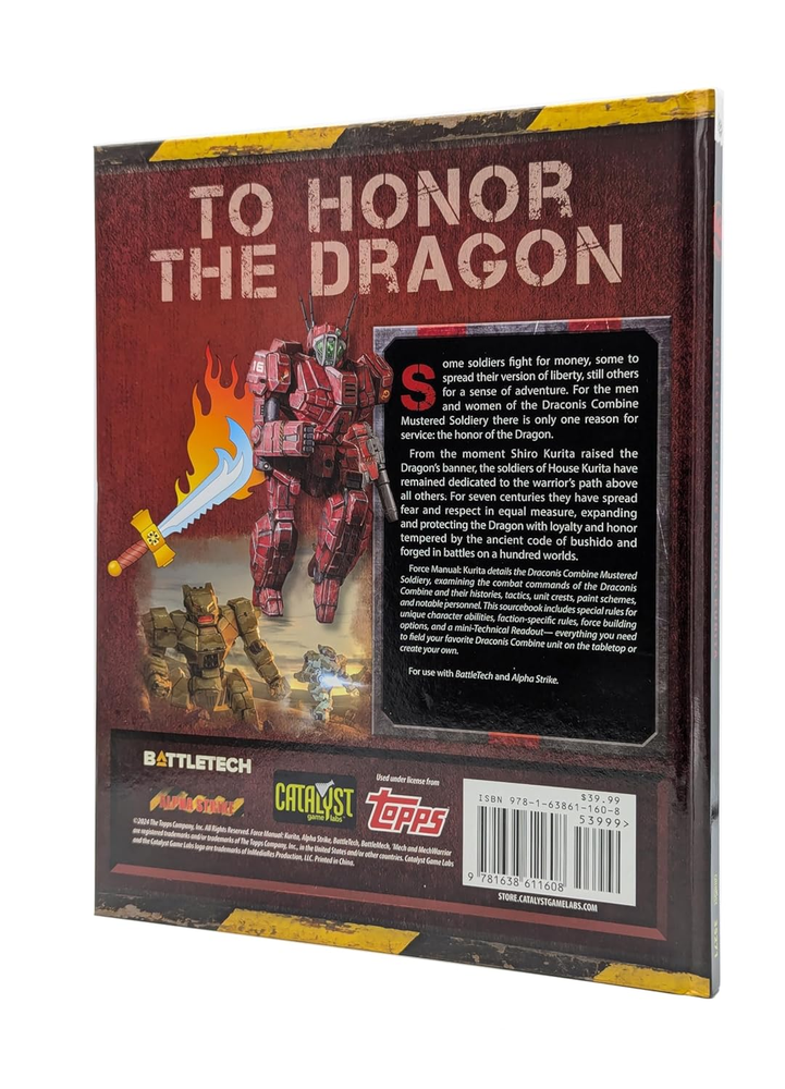 Catalyst Game Labs Battletech Force Manual Kurita