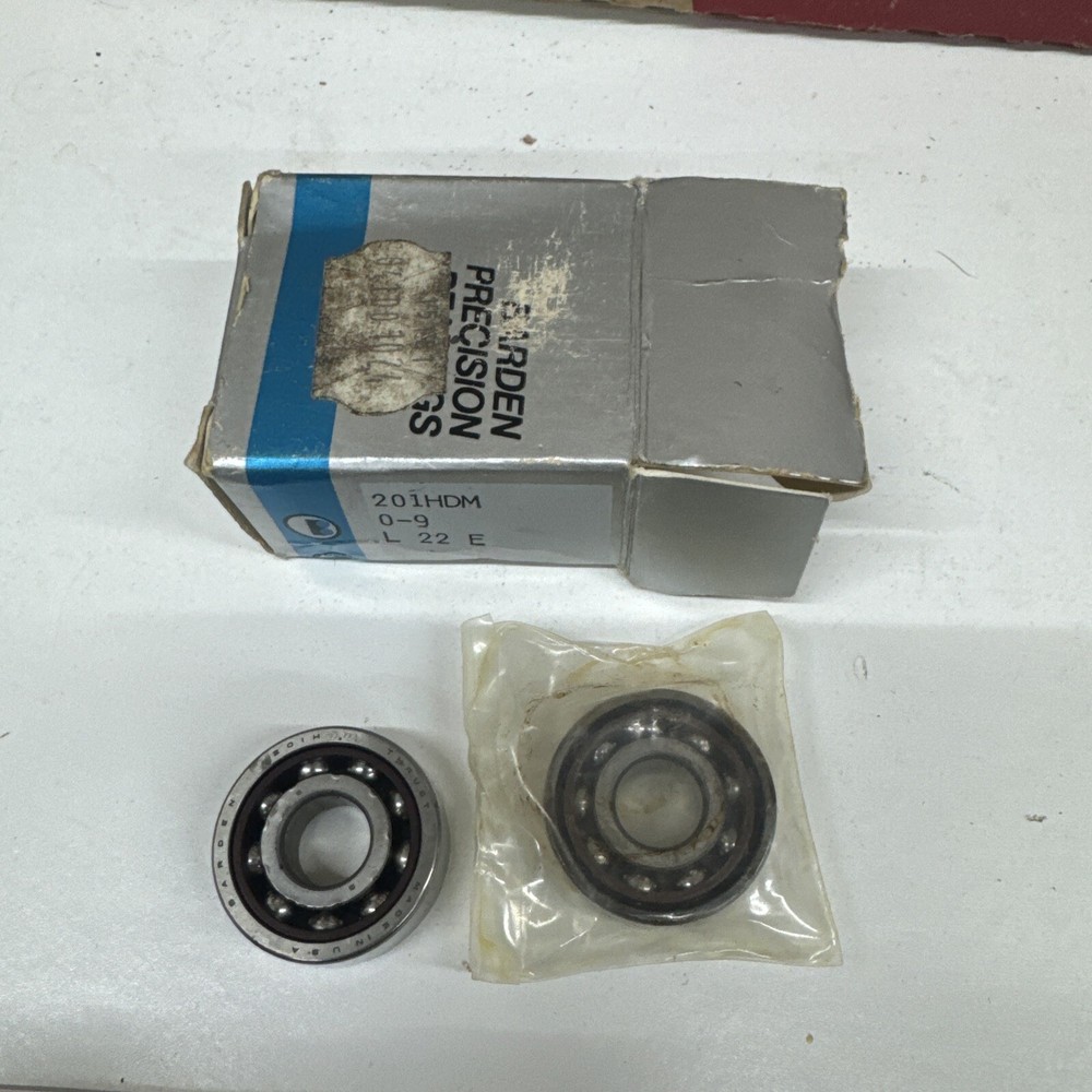 🥇Matching Pair Barden 201HDM, 0-9, L 22 E, Angular Contact Precision Bearing