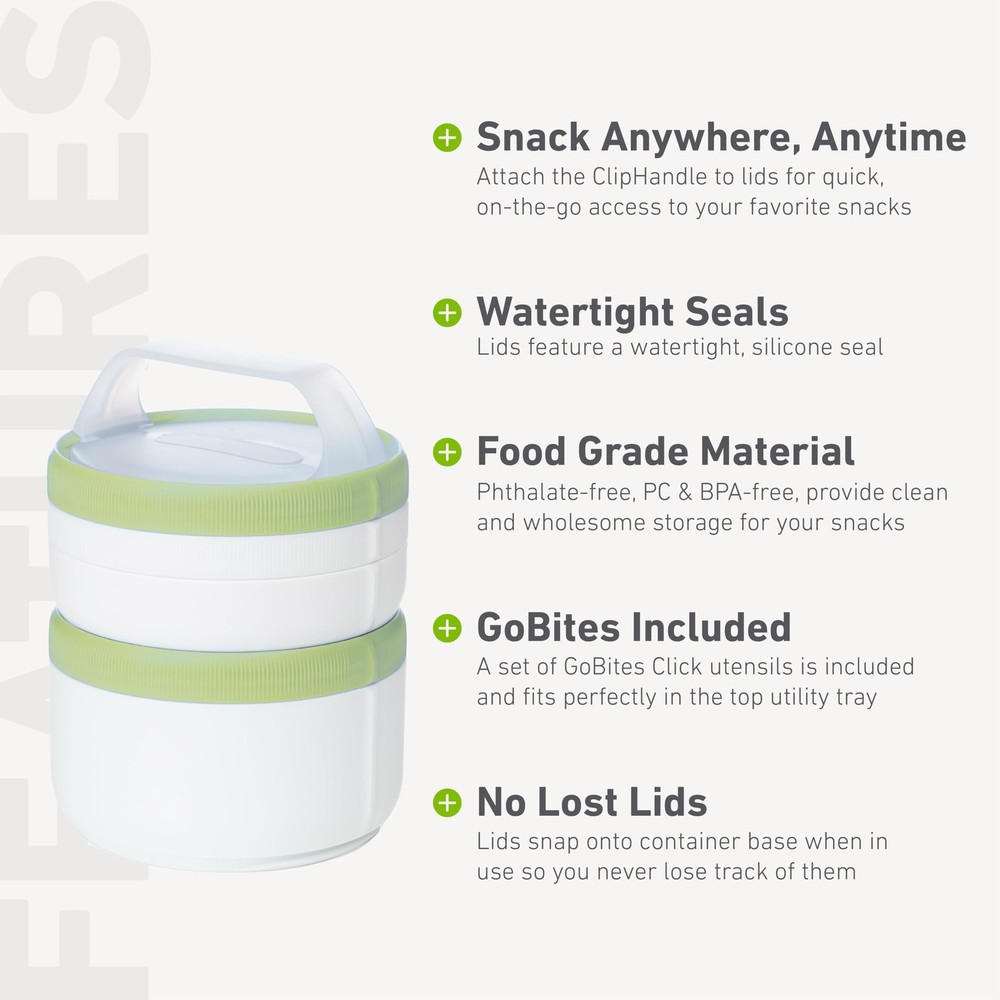 humangear STAX XL/Eat System | Modular Storage Container | Extra Large Stacki...