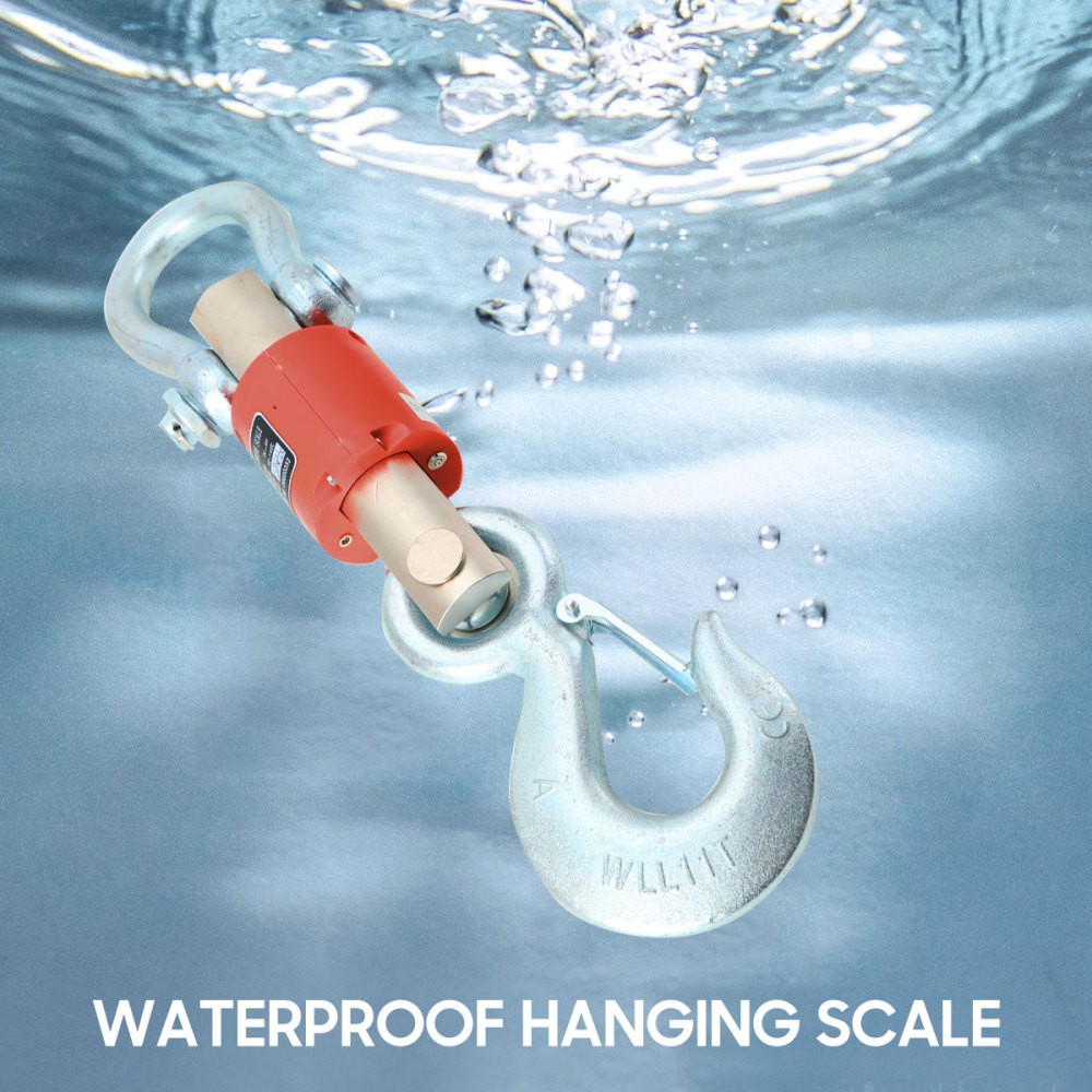 Wireless Remote Digital Electronic Hanging Crane Scale with Handheld Meter 10T