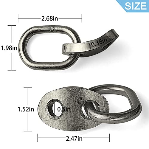 7100 Engine Lifting Bracket Set,5,500 lb Capacity Engine Lift 2 Sets Black