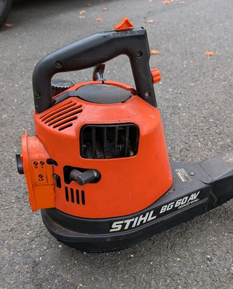Vintage Stihl # BG60AV Leaf Blower Pulls Over