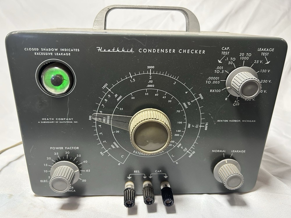 Heathkit C-3 Capacitor Tester Condenser Checker