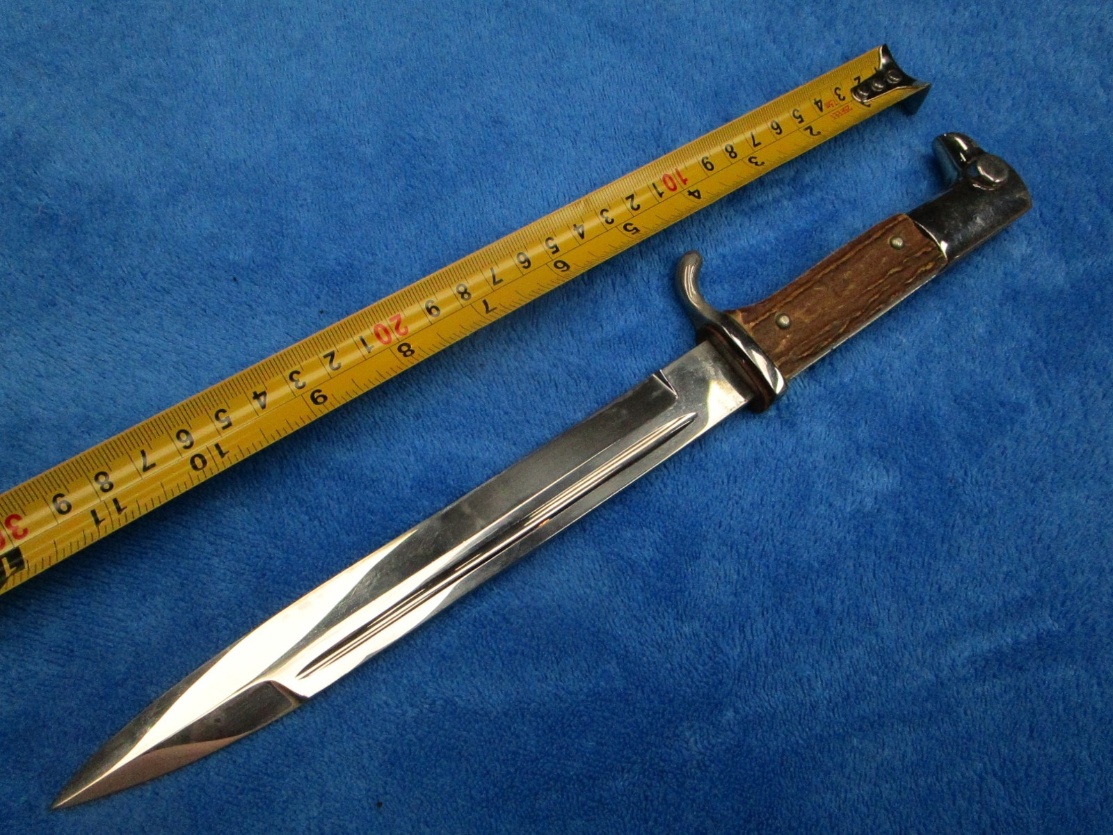 ORIGINAL WW2 GERMAN NCO DRESS BAYONET AND SCABBARD MAKER A.WINGEN SOLINGEN