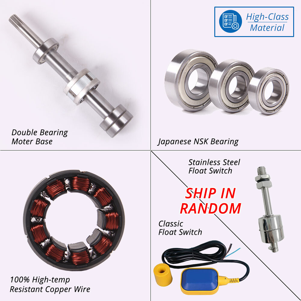 [Replacement Pump Only] 3” 500W Screw Solar Bore Well Pump Without Controller