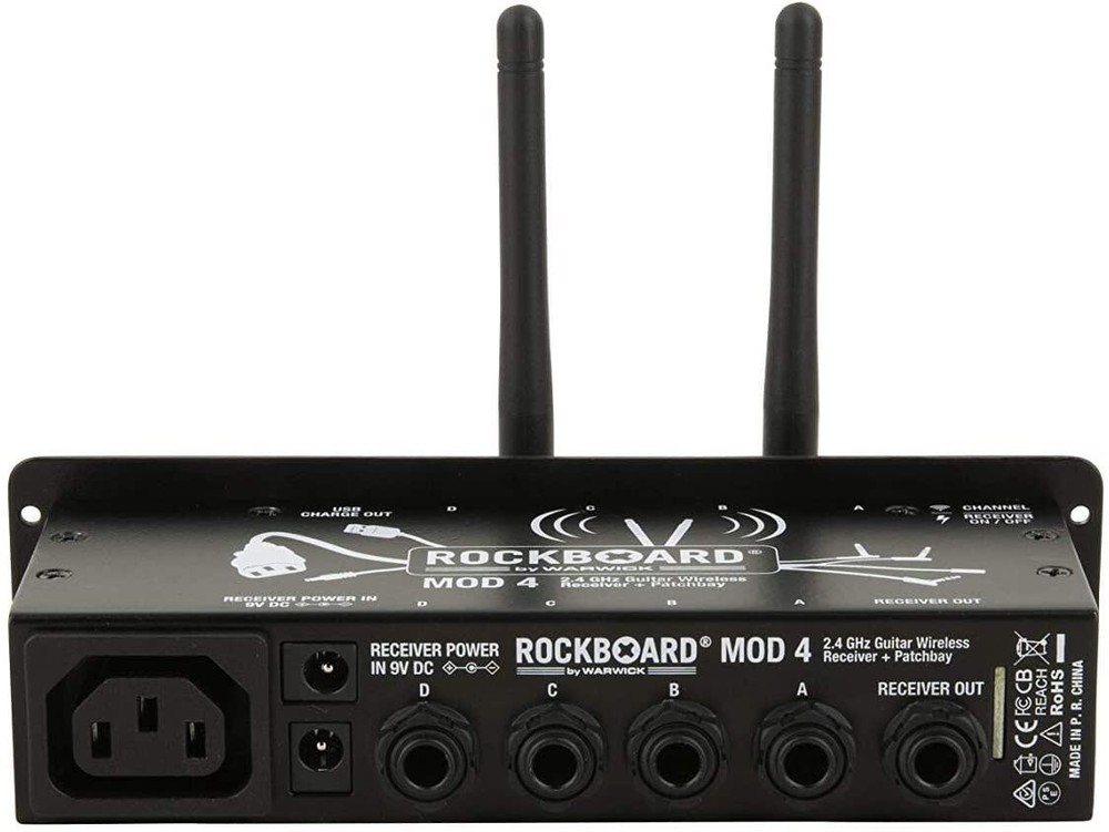 Rockboard MOD 4 Patch Bay Wireless System (with XVive U2 transmitter)