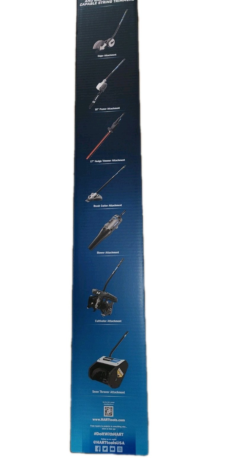 Hart PowerFit 10” Pruner Pole Saw Attachment - fits Most Capable Trimmer New !!!