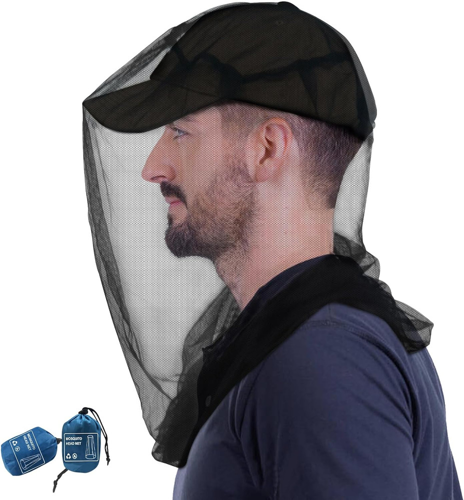 Premium Mosquito Head Net for Insect, 2 Pack, Fly & Bug Protection | Ultra Large