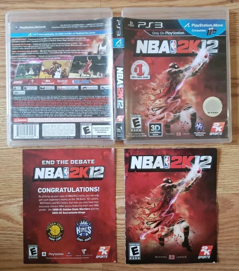 Playstation 3 NBA 2K12 PS3 Game Case Only