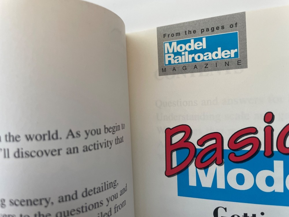 Model Railroader, Basic Model Railroading. FREE SHIPPING! Awesome! 1999