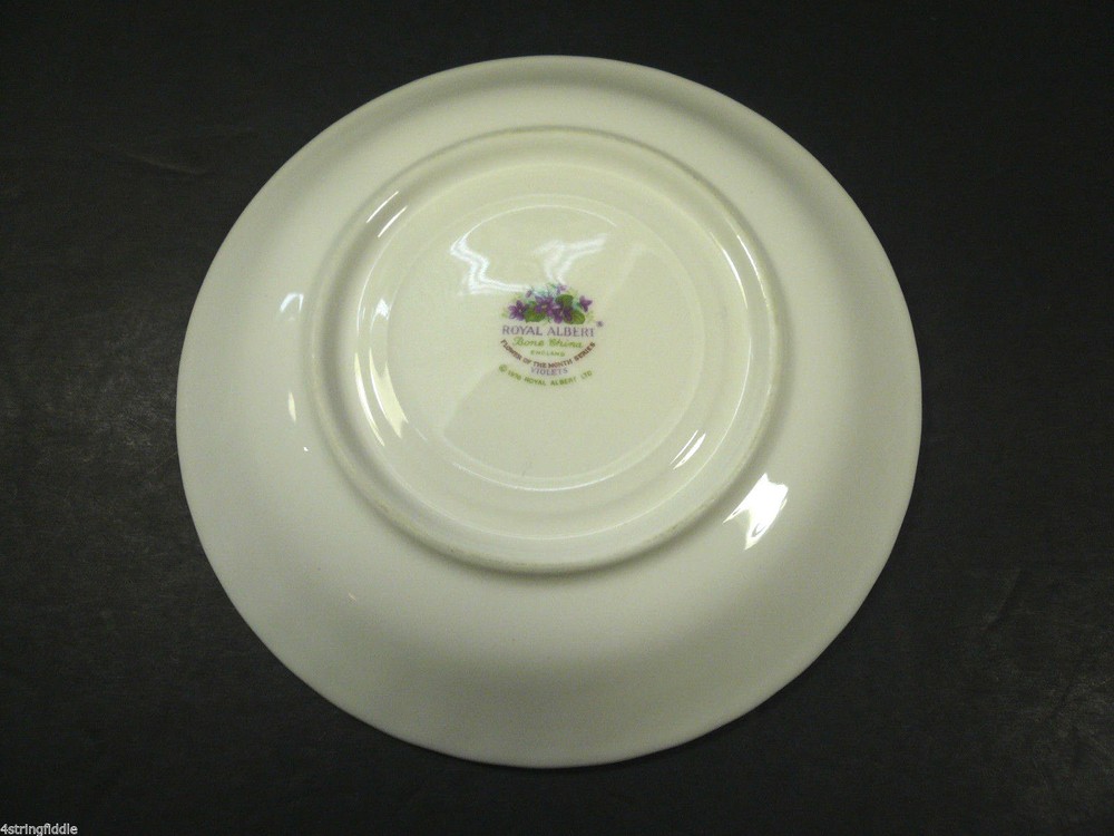 Royal Albert Violets 6 1/2" Saucer - Great Replacement!
