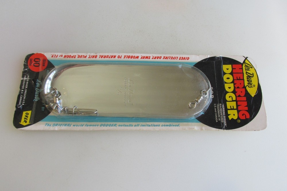 Box #3 Les Davis Herring Dodger Size 00 Fluted Flasher New In Package