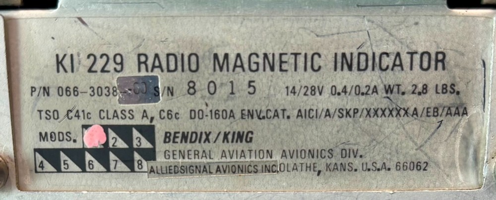 RMI KI229 066-3038-00 Removed Working