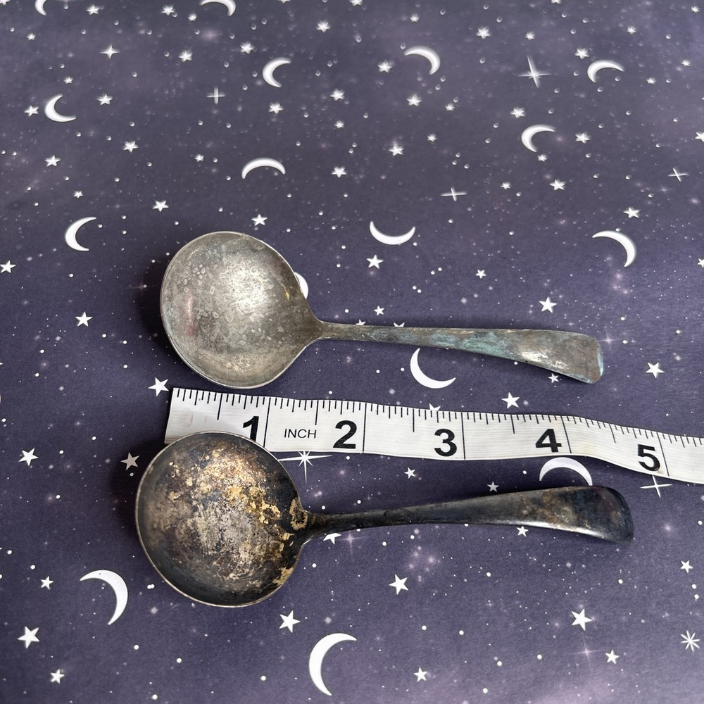 2-Silver Plated Spoons Made In England