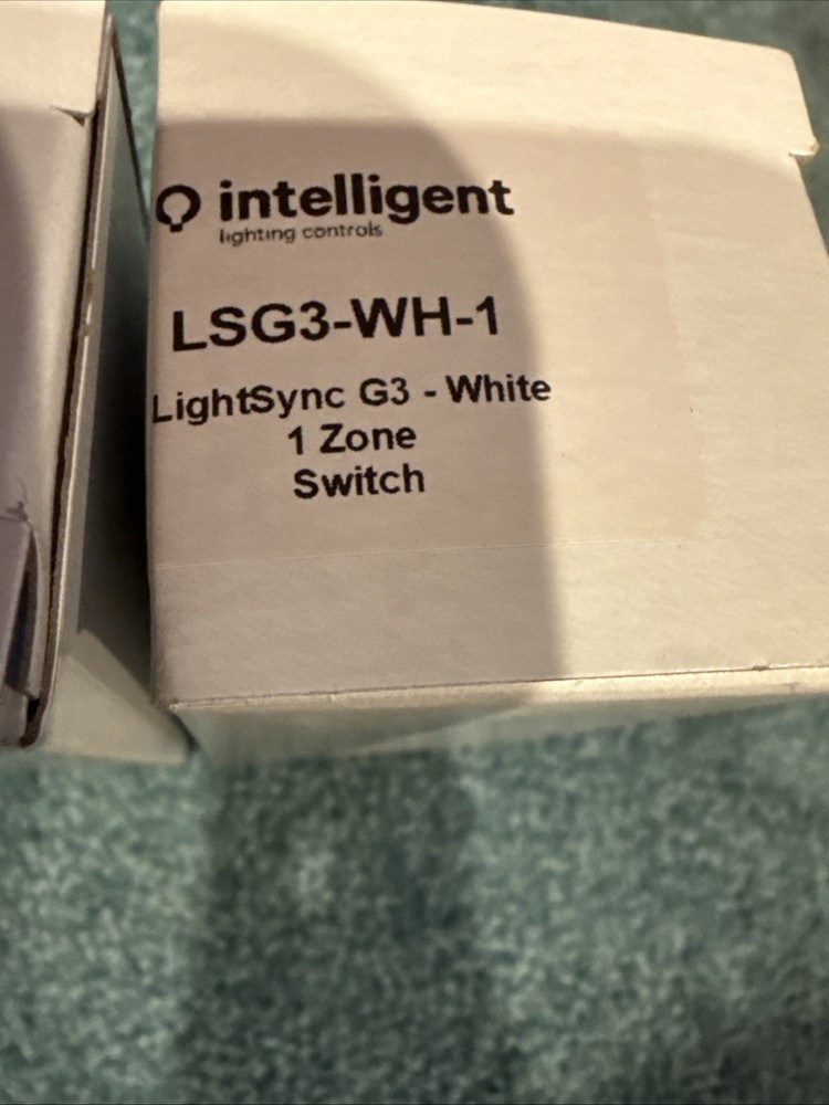 Intelligent Lighting G3 White Dimming Switch LSG3-WH-1
