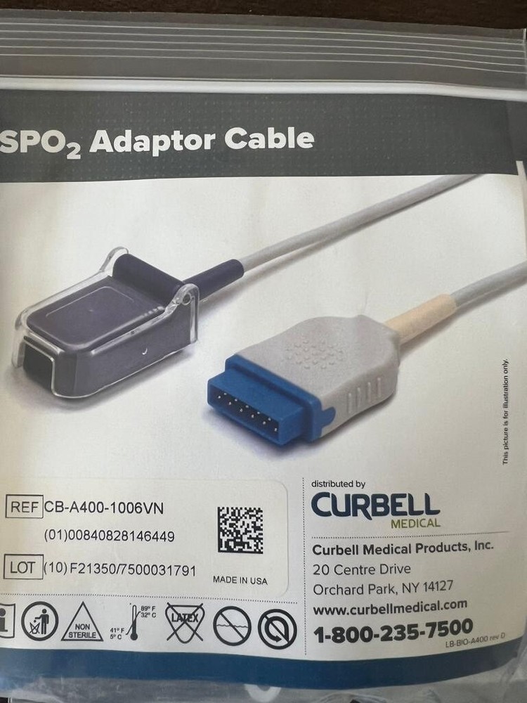 HEWLETT PACKARD  CB-A400-1006VN SPO2 Adapter Cable-Pulse Oximeter