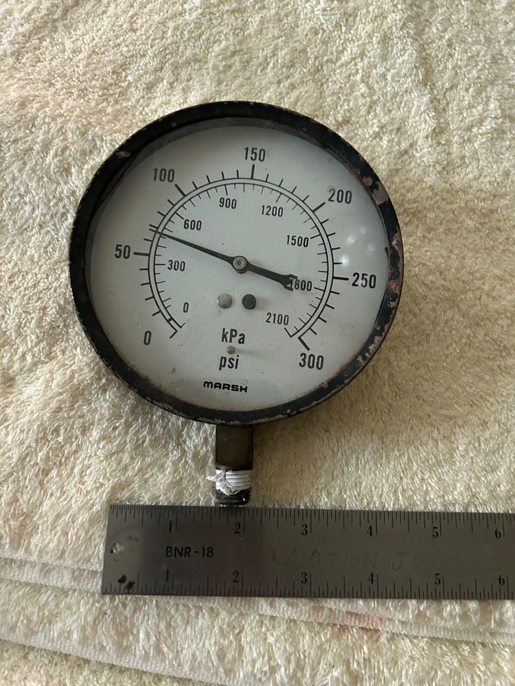 MARSH  PSI Pressure Gauge