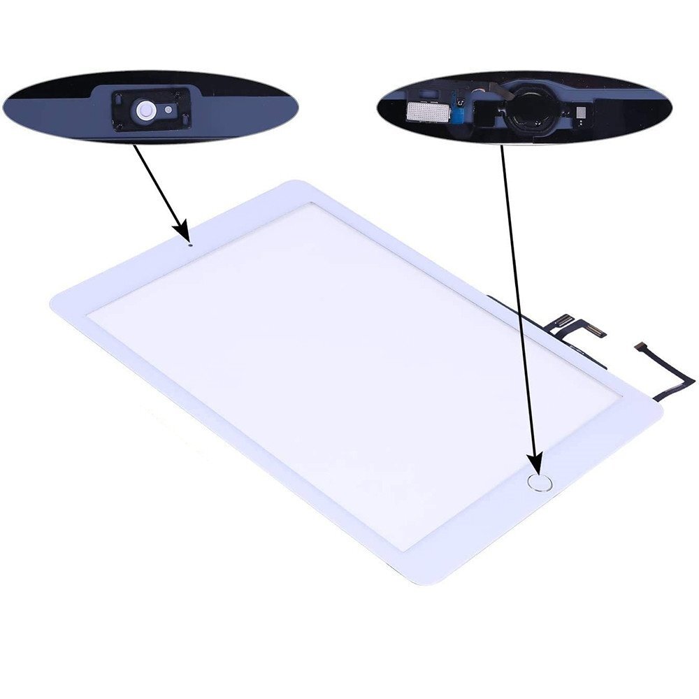 Replacement Touch Screen + Home Button Black For iPad 5th Gen 2017 A1822 A1823