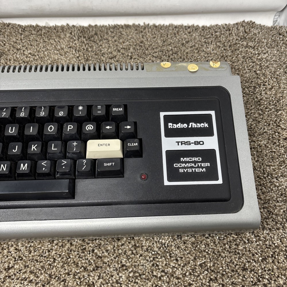 Radio Shack TRS-80 Micro Computer System Model I 26-1006-G Untested w/ PSU