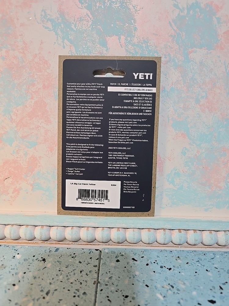 Yeti Los Angeles Cougar Patch New