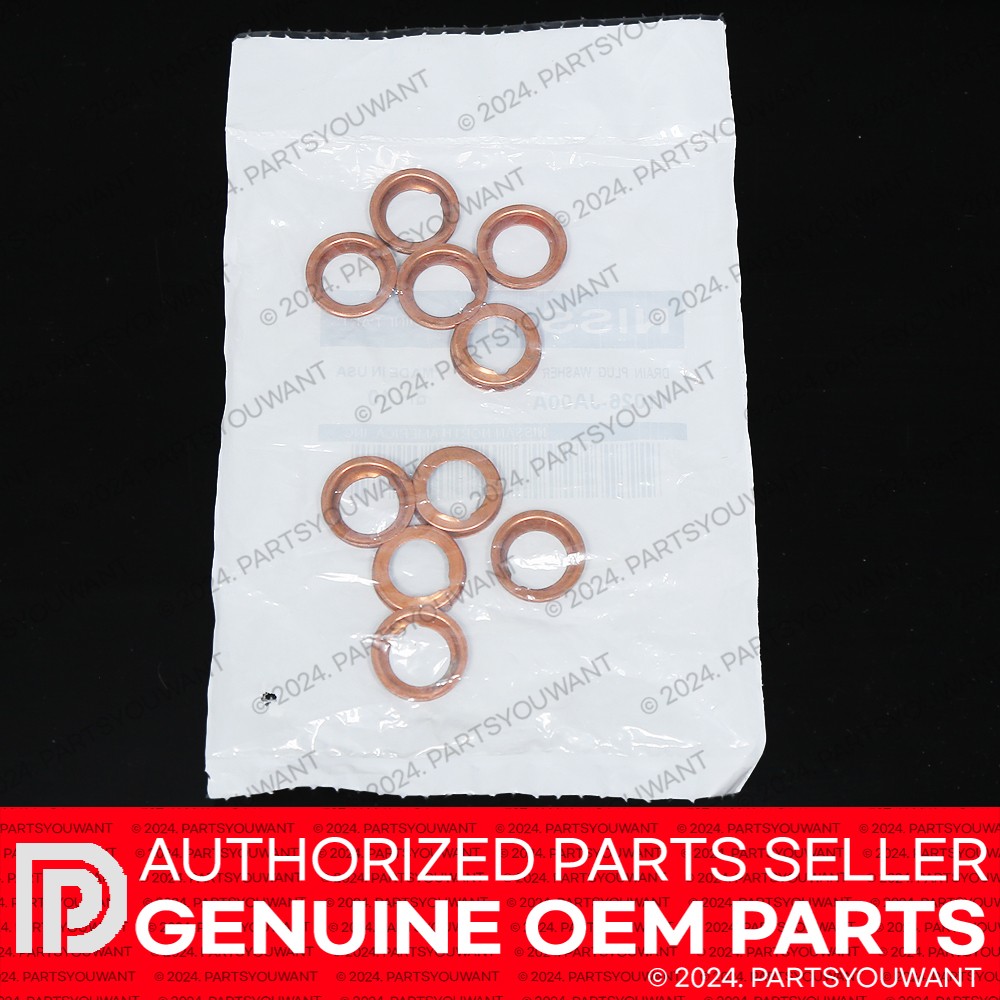 GENUINE Nissan OEM Oil Drain Plug Crush Washer 11026-JA00A 11026-01M02 Set of 10