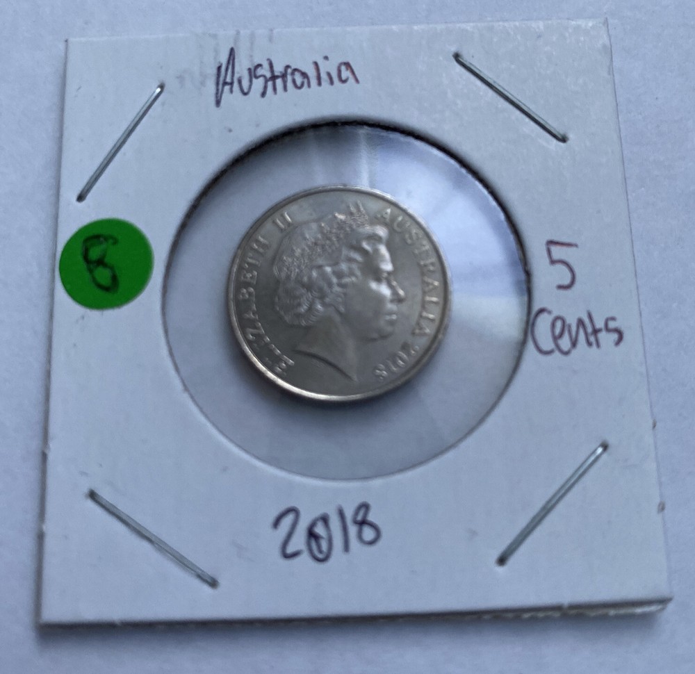 2018 Australia 5 Cent Coin A5