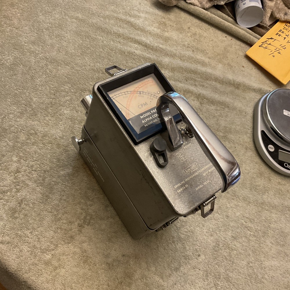 Eberline Radiation Detector PAC-4G Untested As Is