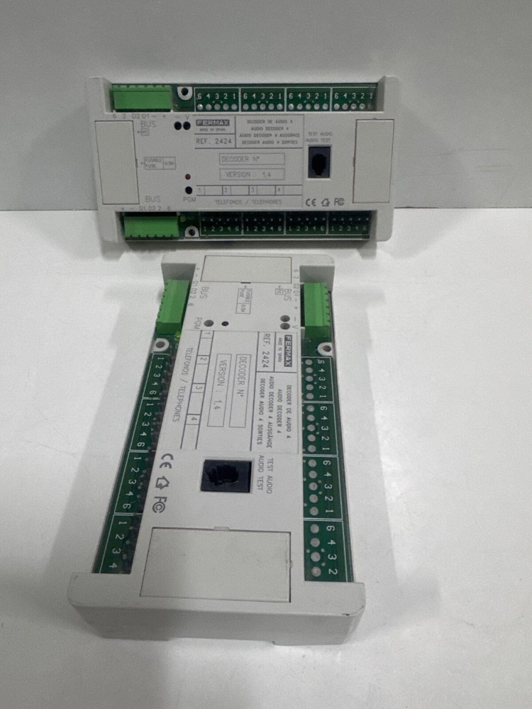 LOT OF 2 PCs FERMAX 4/W MDS AUDIO DECODER REF 2424