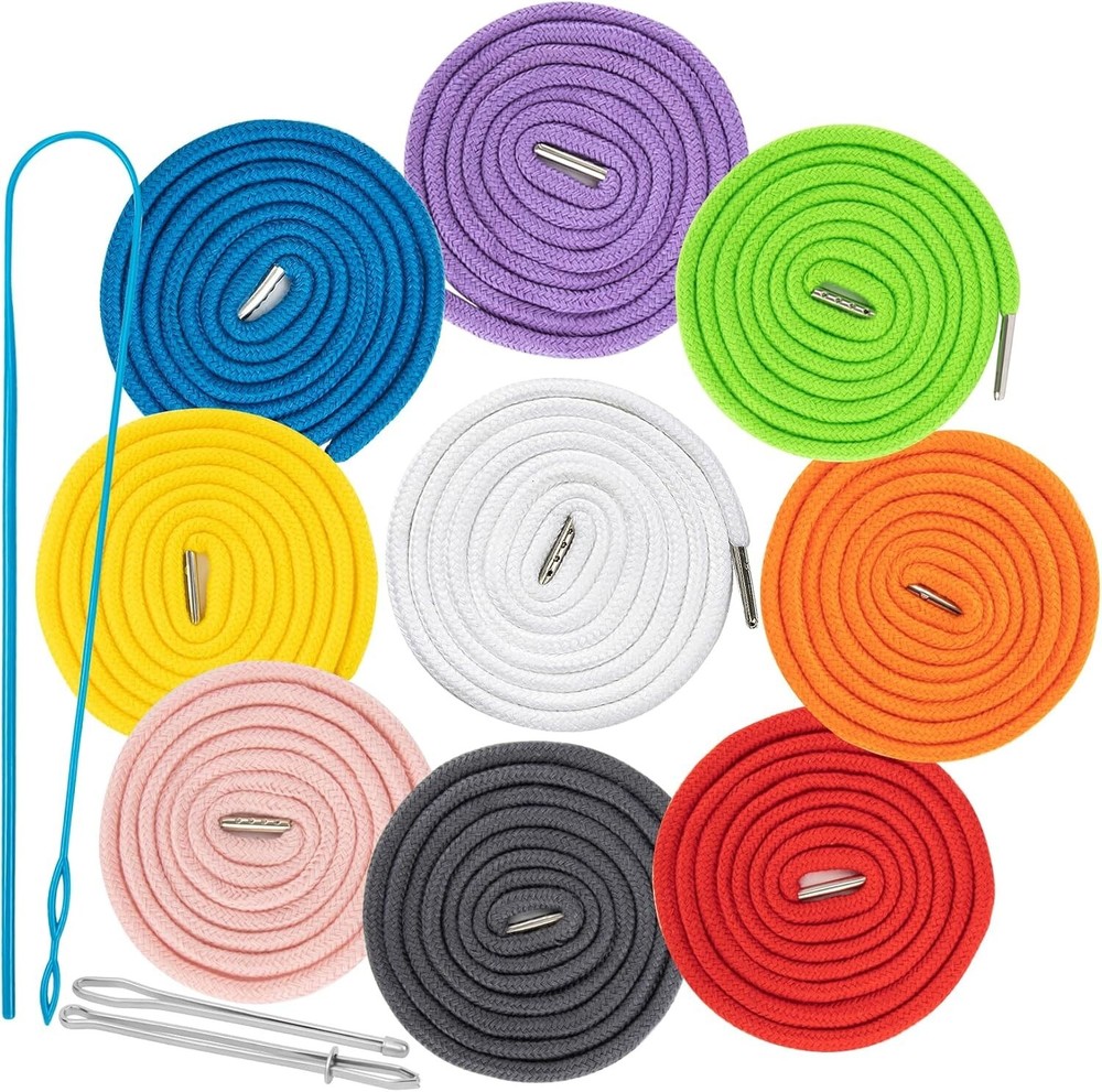 Replacement Drawstring for Shorts - 8 Pcs Durable Hoodie String Replacement in