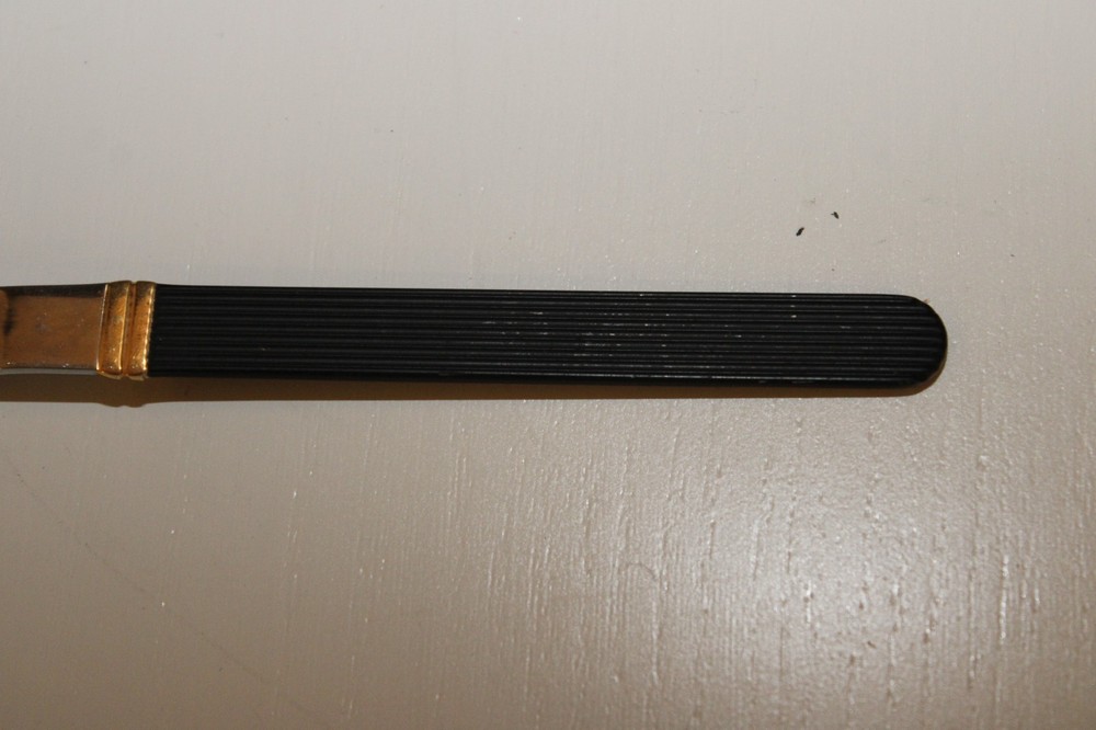 Sasaki Rigadin Matte Black Teaspoon 6 1/4"